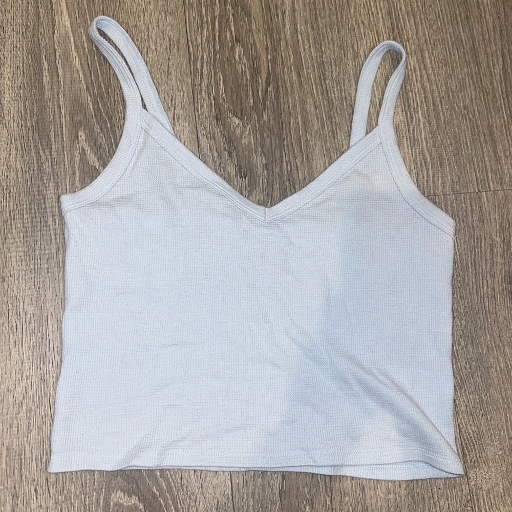 American Eagle blue tank top, size Large